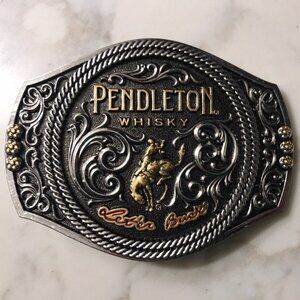 Belt Buckle Pendleton Whiskey Let'er Buck Cowboy Rodeo Whiskey 2021